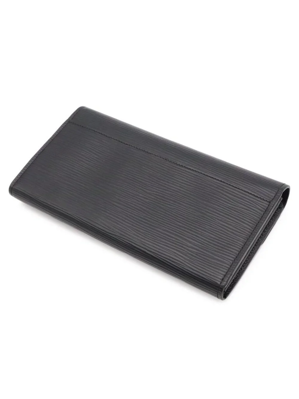 Louis Vuitton Epi Portefeuille Sarah Wallet Bifold Noir Black
